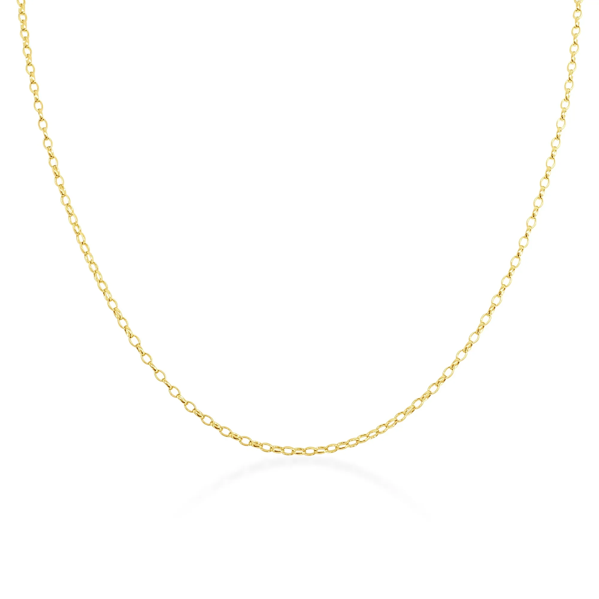 18ct Solid Gold Extra Fine Belcher Chain