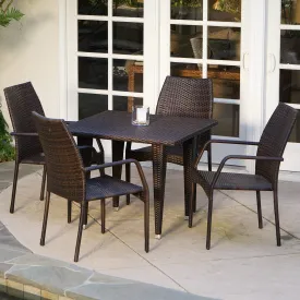 5 Piece Outdoor Wicker Dining Set - NH291832