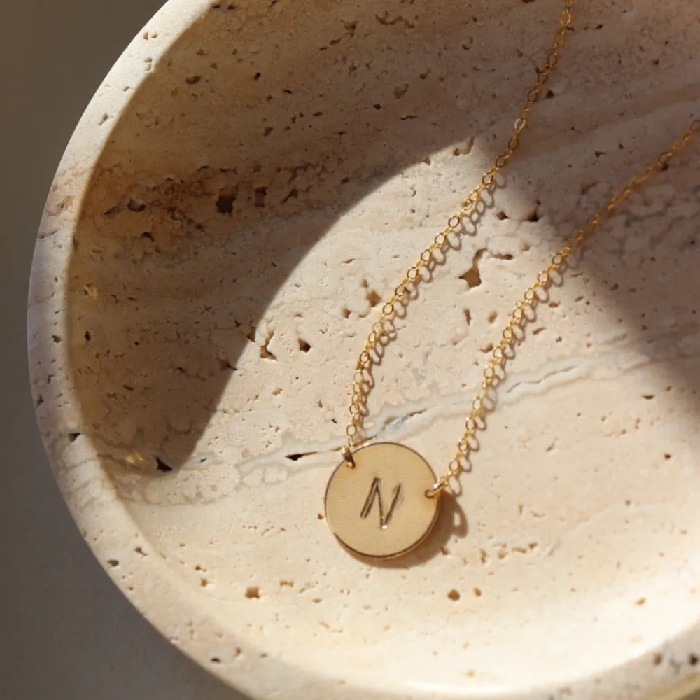 Anchored Monogram Necklace | Wholesale