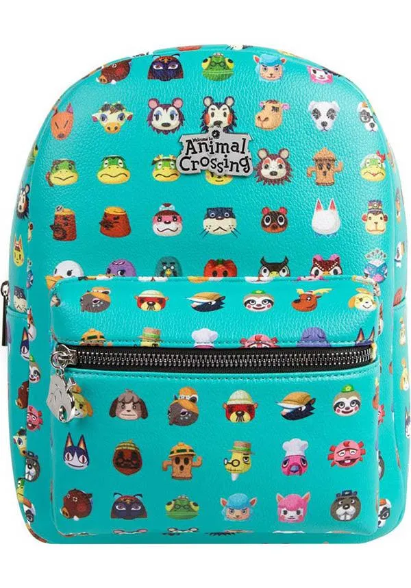 Animal Crossing Character Print | MINI BACKPACK*