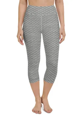 Anti Cellulite Pattern Yoga Capris