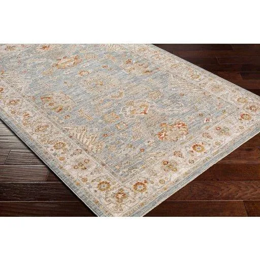 Avant Garde Blue, Grey & Rust Woven Area Rug -  Available in a Variety of Sizes