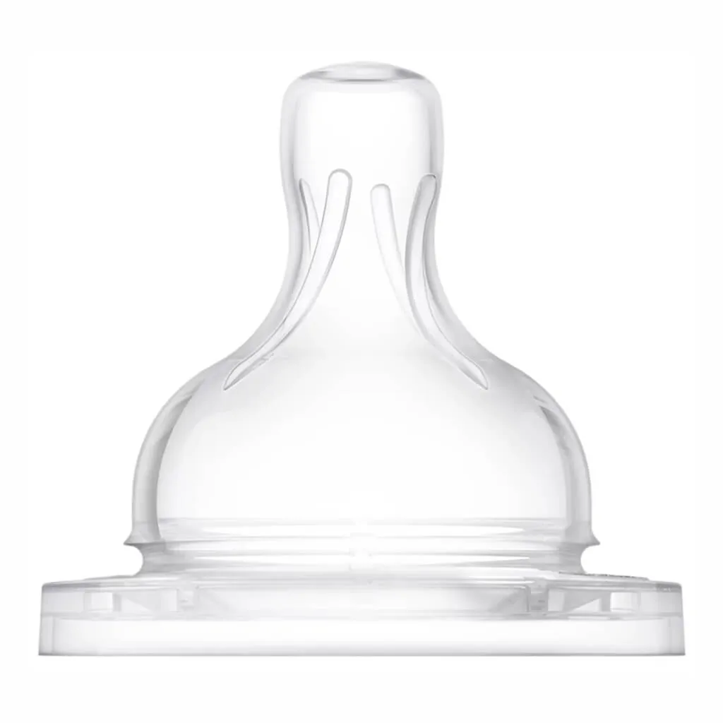 Avent Anti Colic Baby Bottle Nipple Fast Flow 6M  2pk