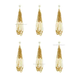 Beads Hanging Tassels | 5pcs | No.6