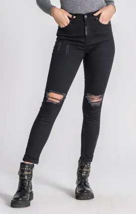 Black Core Ripped Jeans