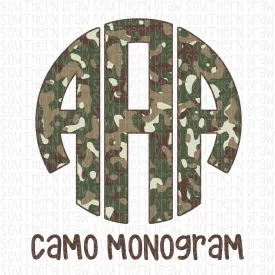 Camo Monogram