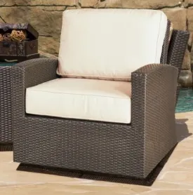 Canyon Outdoor Wicker Swivel Glider