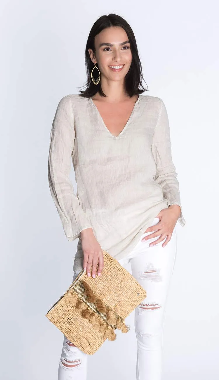 Corsica Clutch - Natural