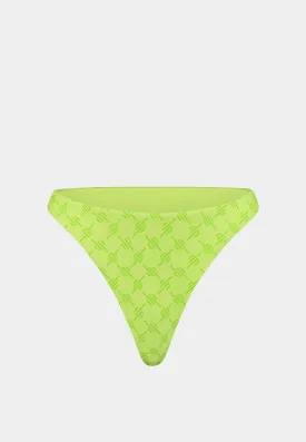 Daily Paper Zazi Monogram Bikini Bottom Daiquiri Green