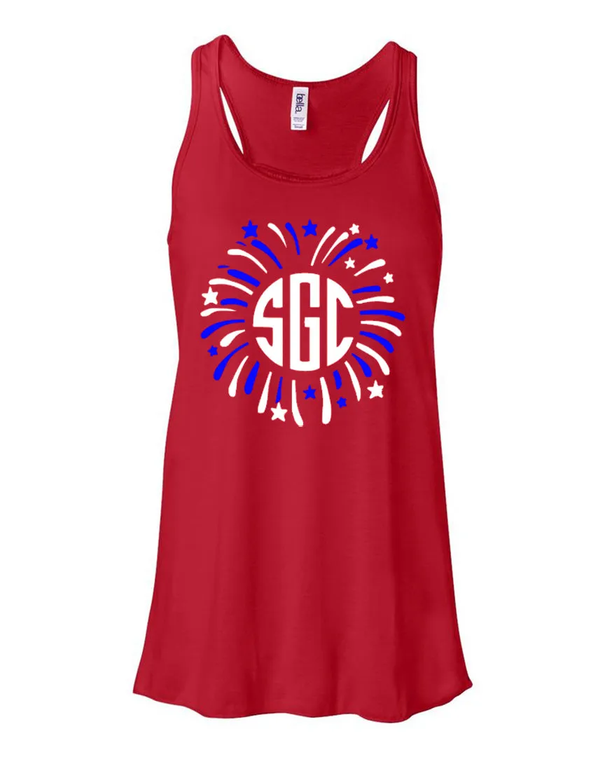 FIREWORKS MONOGRAM SHIRT