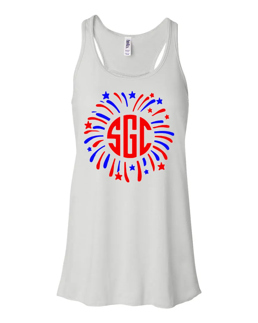 FIREWORKS MONOGRAM SHIRT