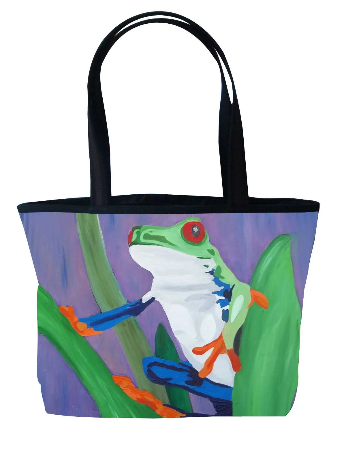 Frog Purrfect Tote- Kaleidoscope