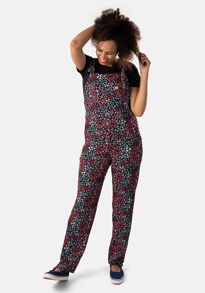 Jordan Ditsy Floral Print Dungaree