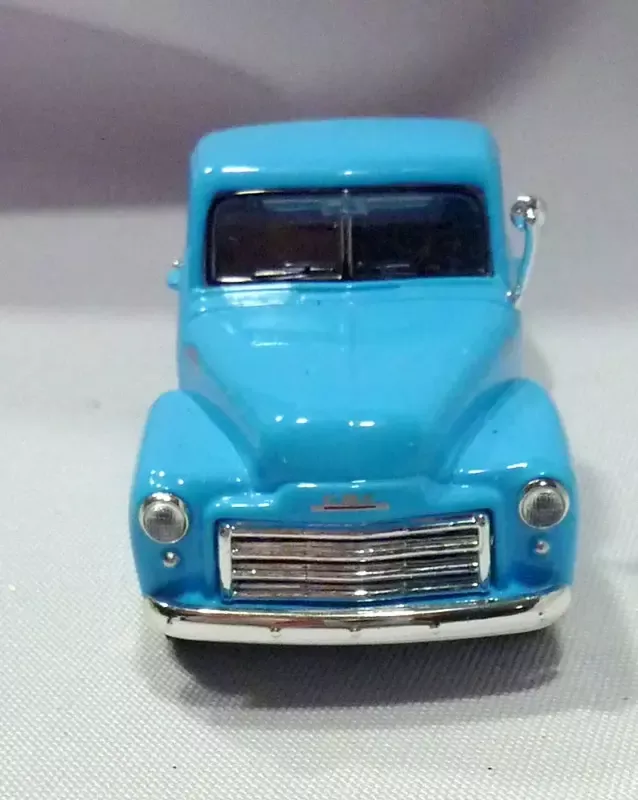 Light Blue Farmhouse Truck, Blue diecast truck