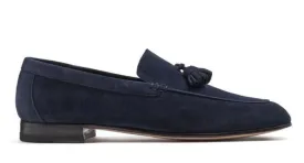 LOAFER UNLINED WITH TASSELS SUEDE LEATHER