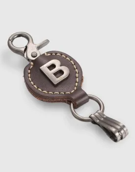 Monogrammed Ringlet Alphabet Keychain