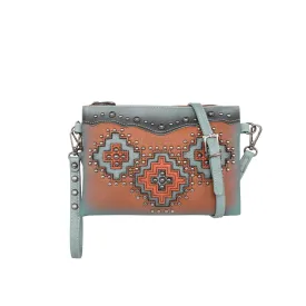 MW1220-181 Montana West Cut-out Aztec Collection Crossbody/Wristlet