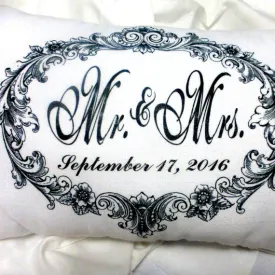 Personalized Wedding Pillow, Personalized wedding gift