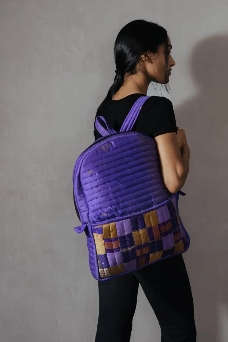 Reshma Grande Silk Patchwork Backpack