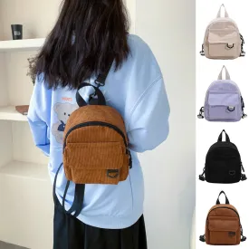 Small Corduroy Backpack