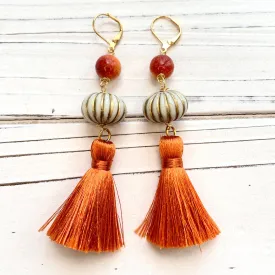 Swaying Pumpkin Earrings