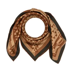 Work of Art, Bronze – Silk Scarf